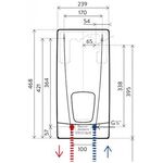 Clage grote doorstroomverwarmer DEX Next, 18-27KW / 400V, HxBxD:4687x238x96mm 3200-36400 NIEUW - 4010436364009 - Busch-Jaeger