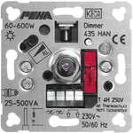 Peha basiselement - Dimmer 600watt gloeilamp - 500watt trafo 12V gewikkeld - 435 han oa - 435 han - Peha