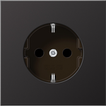 Jung LS Range - Wandcontactdoos KINDveilig AL1520NKID Dark - 4011377139893 - Jung