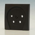 Hager Berker S1 Zwart Mat - centraalplaat ptt 6110361606 - 6110361606 - 