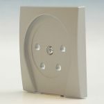 Hager Berker S1 aluminium - centraalplaat ptt 6110361404 - 6110361404 - 