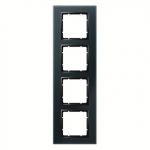 Hager Berker B7 glas zwart/antraciet - afdekraam 10146616 - 10146616 - 