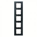Hager Berker B7 glas zwart/antraciet - afdekraam 10156616 - 10156616 - 