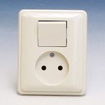 Peha wandcontactdoos met schakelaar - 801986 w - 244621 - 