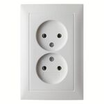 Hager Berker S1 polarwit glanzend - wandcontactdoos KINDVEILIG 47958989 - 47958989 - Berker