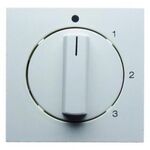 Hager Berker S1 polar wit mat - draaiknop 1096190900 - 1096190900 - Berker