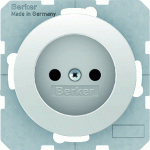 Hager Berker R1 polarwit - Wandcontactdoos 6167032089 - 4011334366836 - Berker