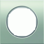 Hager Berker R3 aluminium/ polarwit - Afdekraam 10112274 - 4011334393016 - Berker