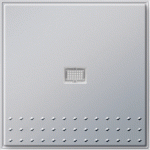 GIRA Tx44 drukvlakschakelaar controle (sw ib) aluminium - 013665 - 4010337136651 - GIRA