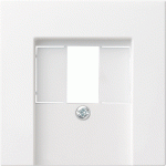 Gira Systeem 55 Luidsprekercontactdoos MAT Wit- 027627 - 4010337276272 - GIRA