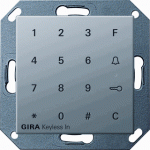 GIRA Keyless In toetsenbord E22 kleur edelstaal - 260520 - 4010337051398 - GIRA