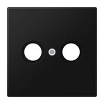 Jung LS Range - Centraalplaat coax LS990TVSWM Grafietzwart mat - 4011377186903 - Jung