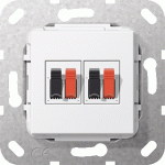 Gira Basiselement - Luidsprekercontactdoos 569303 - 4010337463238 - GIRA