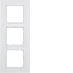 Hager Berker B7 polarwit mat - afdekraam 10136919 - 4011334376637 - Hager Berker