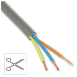 YMVK mb (KNIP) 3 x 4mm - Prijs per meter - 17219 - 