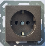 Jung A Range - Wandcontactdoos A1520NMO Mokka - 4011377112483 - Jung