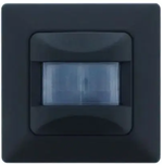 Lumiko IB-PIR-LED - wc|toilet sensor 300watt Bewegingsmelder zwart RAL 9005 - 870545 - geen nul (blauw) nodig! - 2-draads aansluiting - 8716643079250 - Lumiko