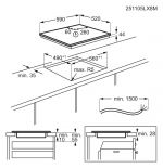 AEG TO64IC00FB 5000 zelfvoorzienende inductiekookplaat, 59 cm breed, Hob²Hood, kinderslot, facetgeslepen, TouchSlider, SlimFit-design (949493002) - 7333394066790 - AEG