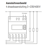 Eltako Kwh-meter - geijkt 3 Fase 80A 28380015 | DSZ15D | geeikt - 4010312501634 - Eltako