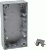 Hager Berker S1 aluminium - opbouwbak 10429939 - 10429939 - 