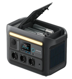 ANKER SOLIX C800X draagbaar Powerstation, 768Wh, zwart (A1755311) optie laden met zonnepaneel - off grid - camping - snelladen 58 minuten - 6 op voorraad - TIP! - A1755311 - Anker