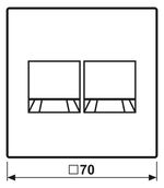 JUNG LC1969-2WE243 data tweevoudig Ombre naturelle claire - LC32142 - 4011377271562 - Jung