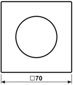 JUNG LC1740262 dimmerknop donkergrijs - LC4320U - 4011377299023 - Jung