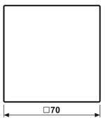 Jung LS Range - Bedieningswip LS990WWM Sneeuwwit mat - 4011377186927 - Jung