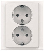 ABB Busch-Jaeger Future Linear - Wandcontactdoos 2TKA00003924 Verkeerswit mat - 6438199005690 - Busch-Jaeger