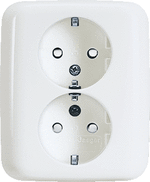 ABB Busch-Jaeger wandcontactdoos KINDveilig 20-02eujks-214 - 2021-0-0343 - 4011395643808 - Busch-Jaeger