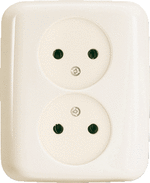 ABB Busch-Jaeger wandcontactdoos -202 UJR-212 - 6438199005362 - Busch-Jaeger
