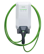 KEBA KeContact P40 131.112 Wallbox (11 kW, 6 m type 2-kabel, MID - RFID, geïntegreerde energiemeter, LAN/WLAN/Bluetooth, OCPP 1.6/Modbus RTU&TCP, FI type A, DC-beveiliging) - 9120050717749 - 