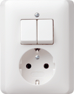 Gira wandcontactdoos - 017503 - 017503 - GIRA