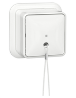 Gira Opbouw Treksch. uit-wissel + opbouw Z.wit - 314611 - 4010337112495 - GIRA