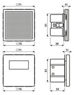 Jung Smartradio dab+mono & BT LS990 zwart - DABLS1BTSW - DABLS1BTSW - Jung