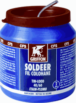 Griffon Soldeer tin/lood 2mm pot 500gr 2644060 - 1236125 - 8710439930503 - Griffon