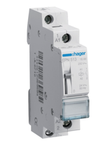 Hager Impulsrelais 16A 24VAC/12VDC 1x M  EPN513 - spoelspanning AC24V |DC 10-13V - 3250612369584 - Hager