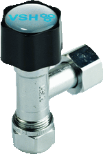 Vsh Hoekstopkraan 3/8x12 knel 774356 - 0492129 - 8711985044959 - VSH