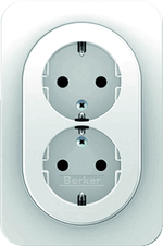 Hager Berker R1 polarwit - Wandcontactdoos 47292089 - 4011334370390 - Berker