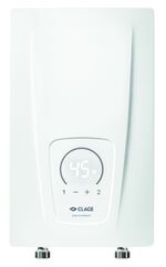 Clage CEX Douche doorstroomboiler 11/13 LCD - 26433 - 3 Fase/20A - 6.0ltr/m tot max.60°C - h29,4cmXb17,7cmXd10,4cm - bovenbouwmontage - 4010436264330 - CLAGE