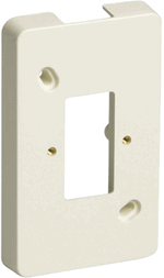 Attema montageplaat dubbel - P25 5510 creme - 8712259005591 - 