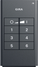 Gira ZIGBEE handset multi antraciet - 243510 - 243510 - GIRA