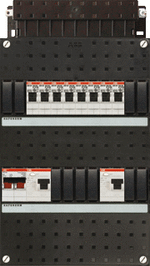 ABB Haf groepenkast - HAD3434-22+H42 - 1Fase 8 groepen - HAD3434-22+H42 - ABB Haf Hafonorm