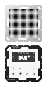 Jung A/AS Range - DABA1WW Smart Radio DAB+ Set Mono - 4011377172388 - Jung
