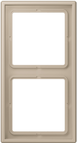 JUNG LC982243 Afdekraam tweevoudig Ombre naturelle claire - LC32142 - 4011377254732 - Jung