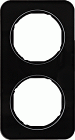 Hager Berker R1 glas zwart - Afdekraam 10122116 - 4011334392583 - 