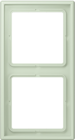 JUNG afdekraam 2-voudig Les Couleurs vert anglais pale 218 - LC 982 218 - 4011377254428 - Jung