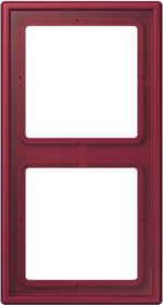 JUNG afdekraam 2-voudig Les Couleurs le rubis 255 - LC 982 255 - 4011377254886 - Jung