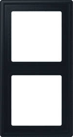 Jung LS990 - Afdekraam LS982SWM Grafietzwart mat - 4011377186781 - Jung