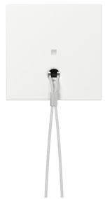Gira System 55 centraalplaat trekschakelaar Zuiver wit - 363803 - 4010337042440 - GIRA